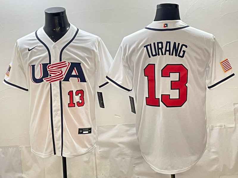 Men 2026 World cup white MLB Nike jersey 0029